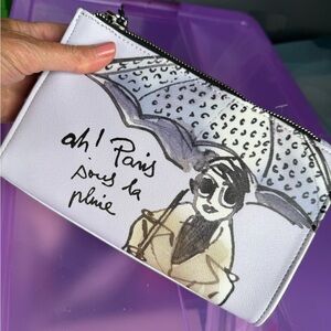 Chic Parisian Cosmetic Bag - Black and White